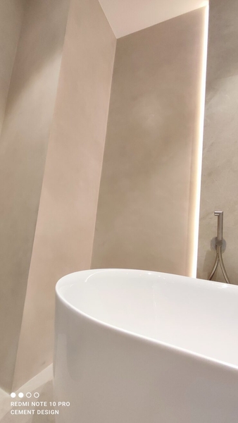 Łazienka beton stuc